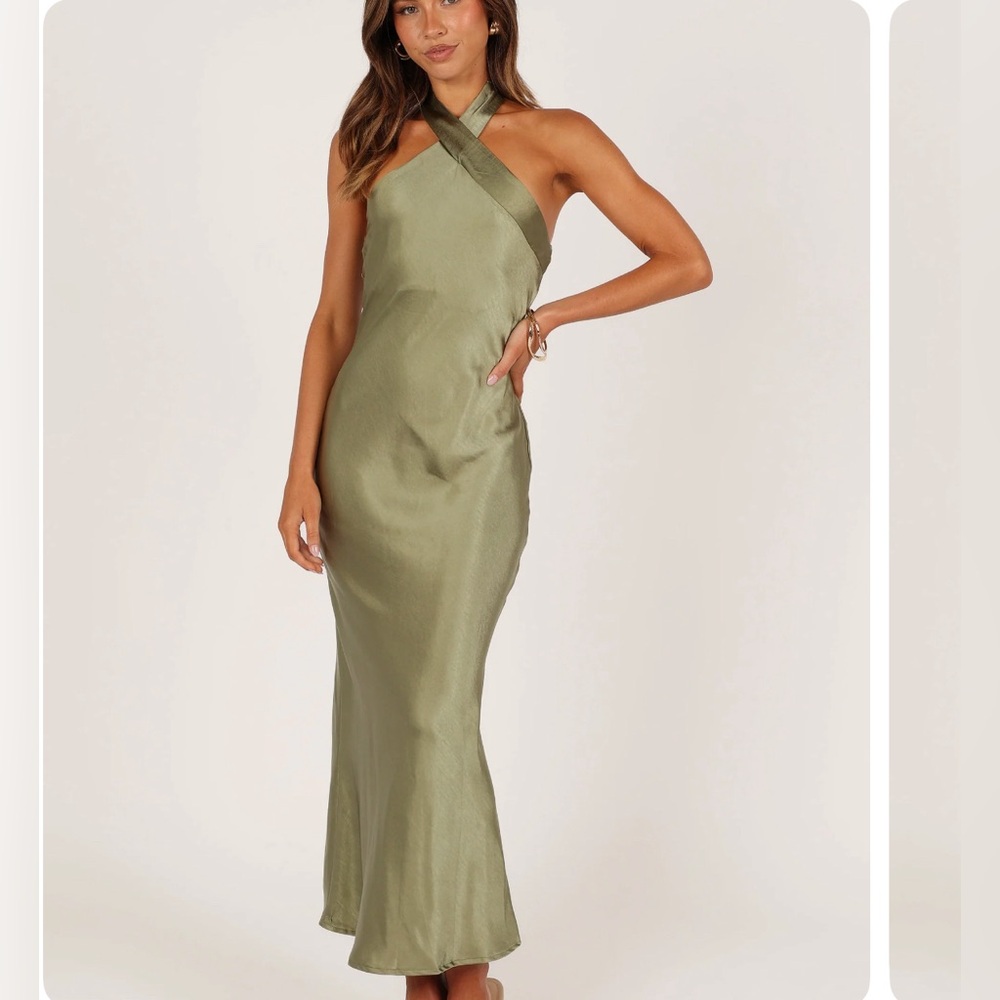 Green Midi Dress- Perfect Wedding Guest Dress